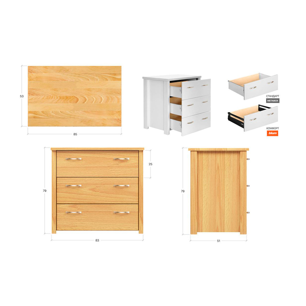 Комод “ТЕССА” від ЕСТЕЛЛА