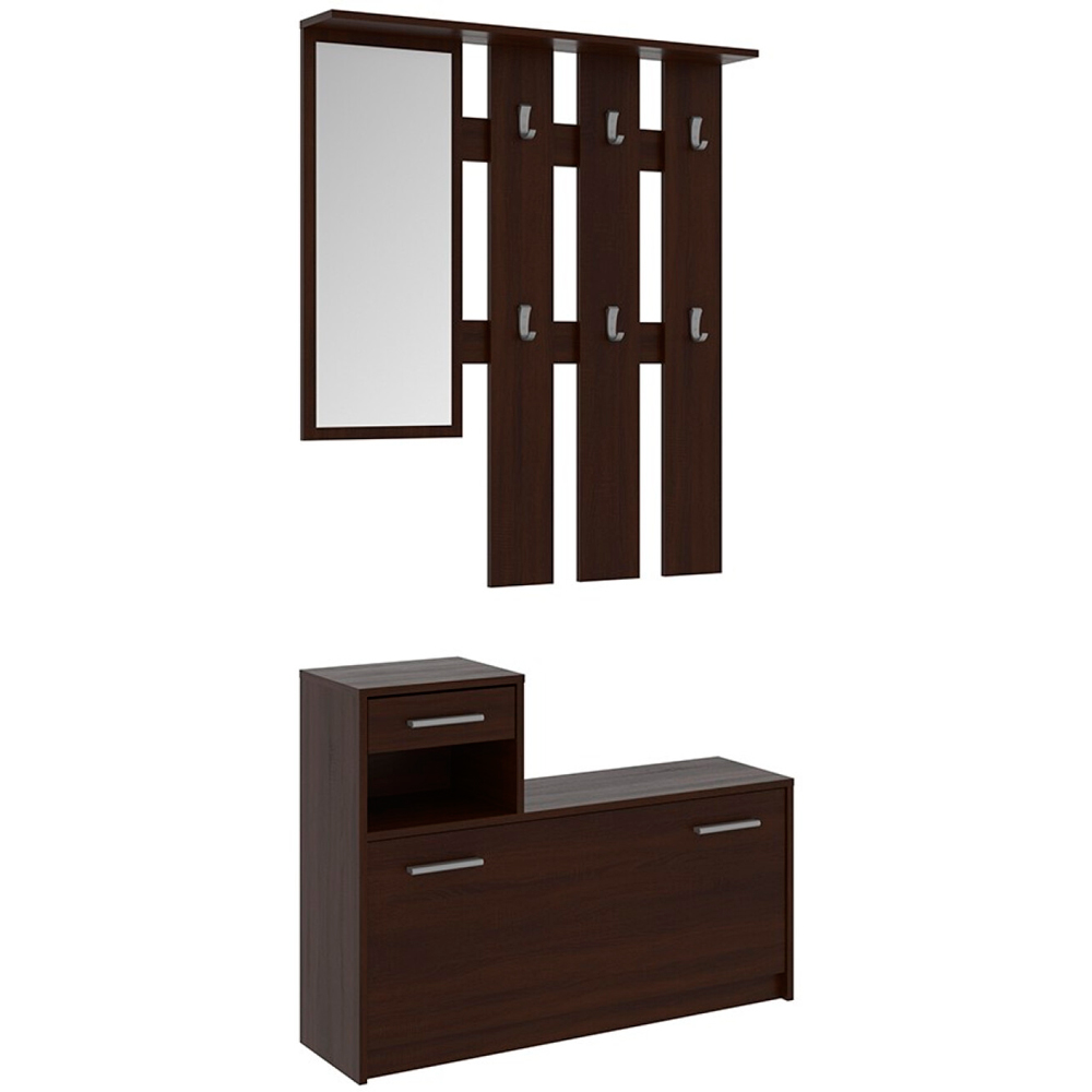 Вішак з дзеркалом LUNA